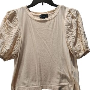 Elegant Cream Puff Sleeve Blouse